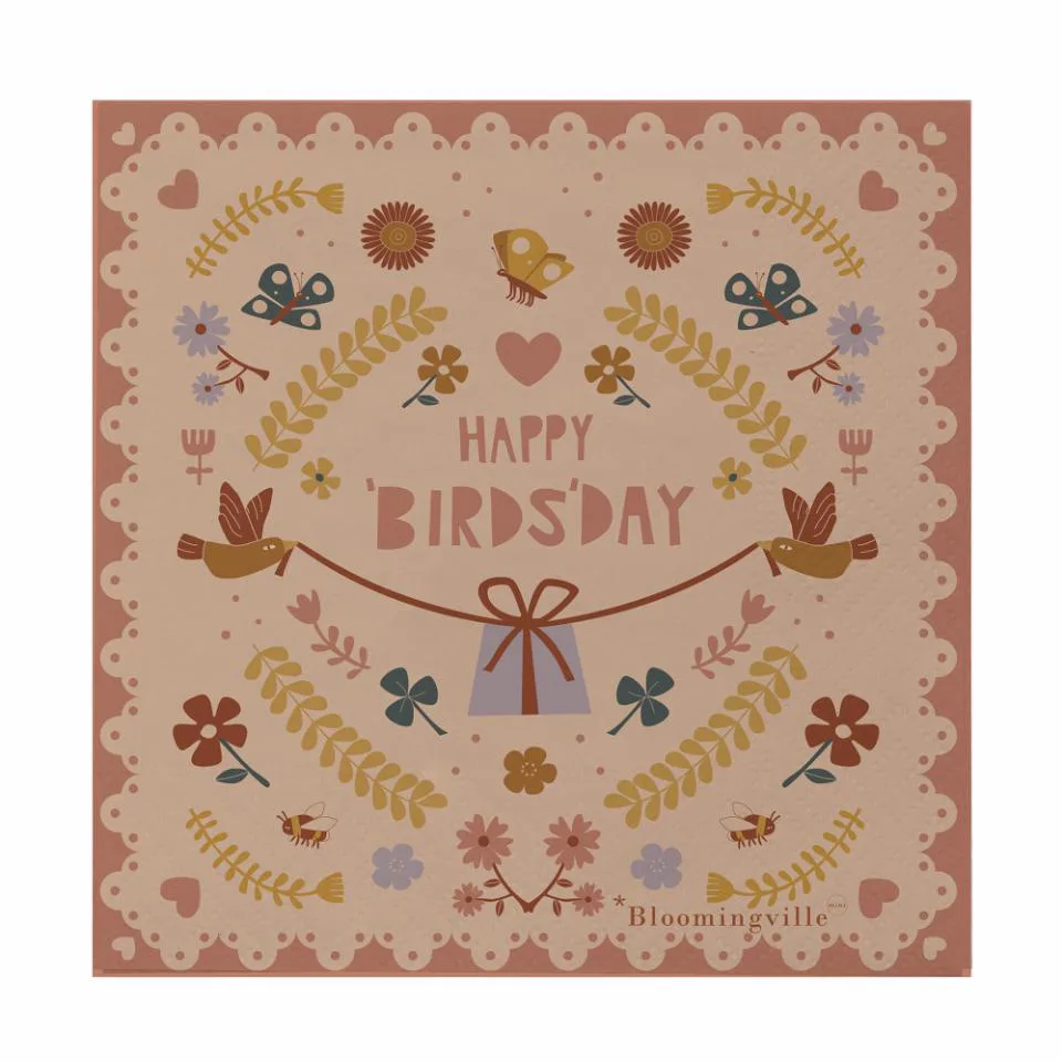 Bloomingville Siffe servetter 20-pack Brun