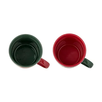 Siffer mugg - Multi, 2 delar, 30 cl - Bloomingville