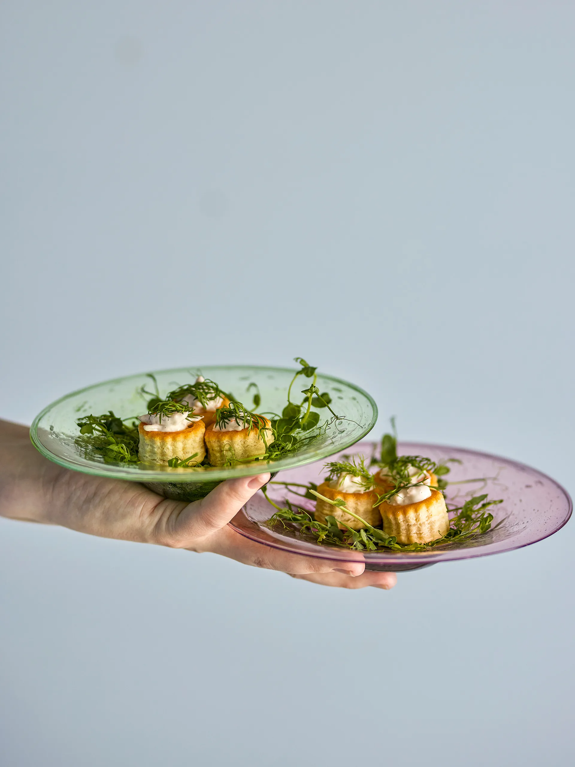 Sunil assiett 2-pack, Grön Bloomingville