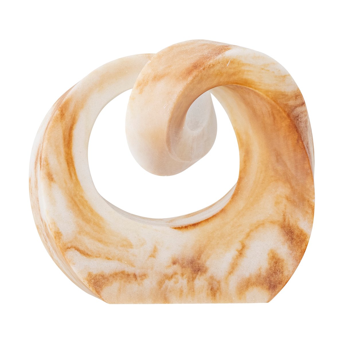 Bloomingville Swirl dekoration Brun | Skandinavisk Design | Dekorationsdetaljer | Brun