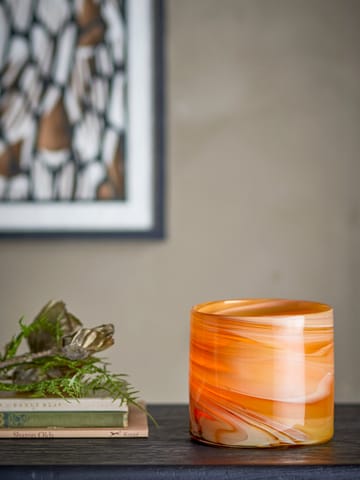 Sylas votive ljuslykta - Orange - Bloomingville
