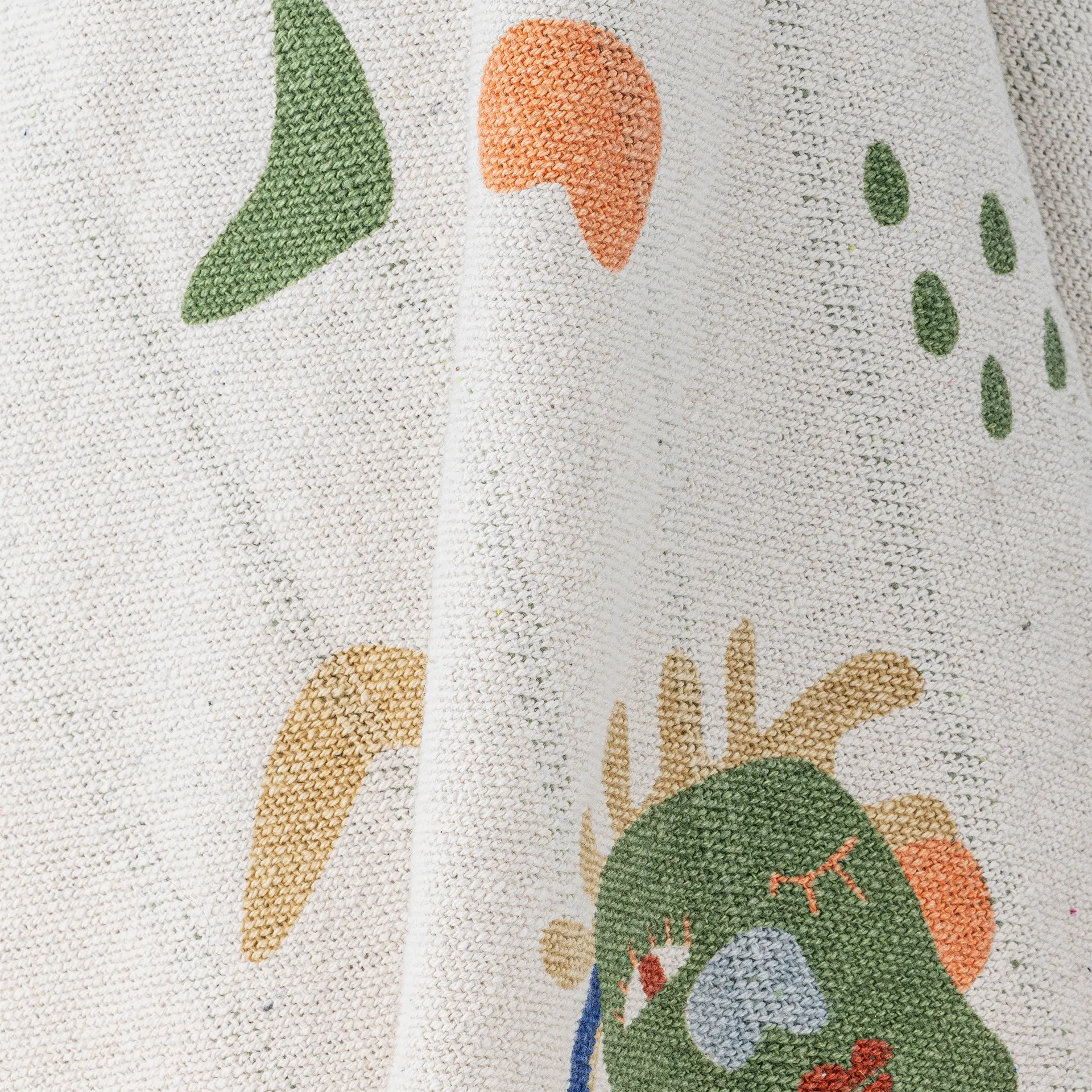 Sylvie bomullspläd 160x130 cm, Natur Bloomingville