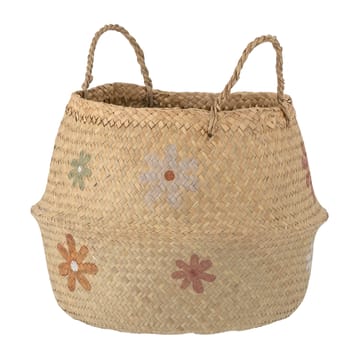 Tenne korg Ø35 cm - Blommor - Bloomingville