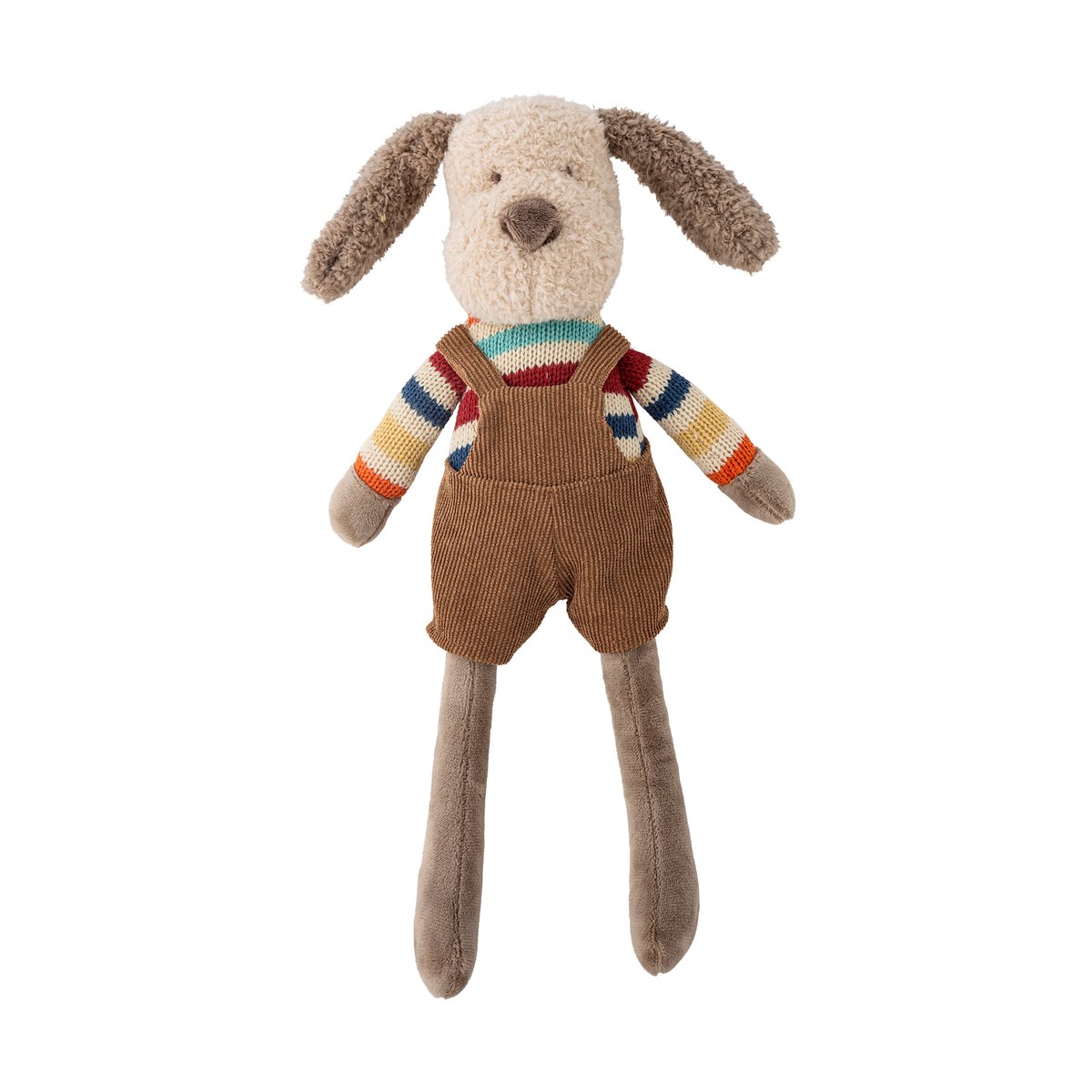 Bloomingville Teo gosedjur Vit hund | Skandinavisk Design | Barnrumsinredning | Brun