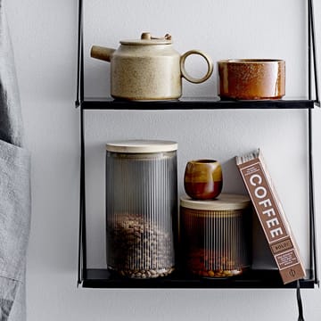 Thea espressokopp stengods - Brun - Bloomingville