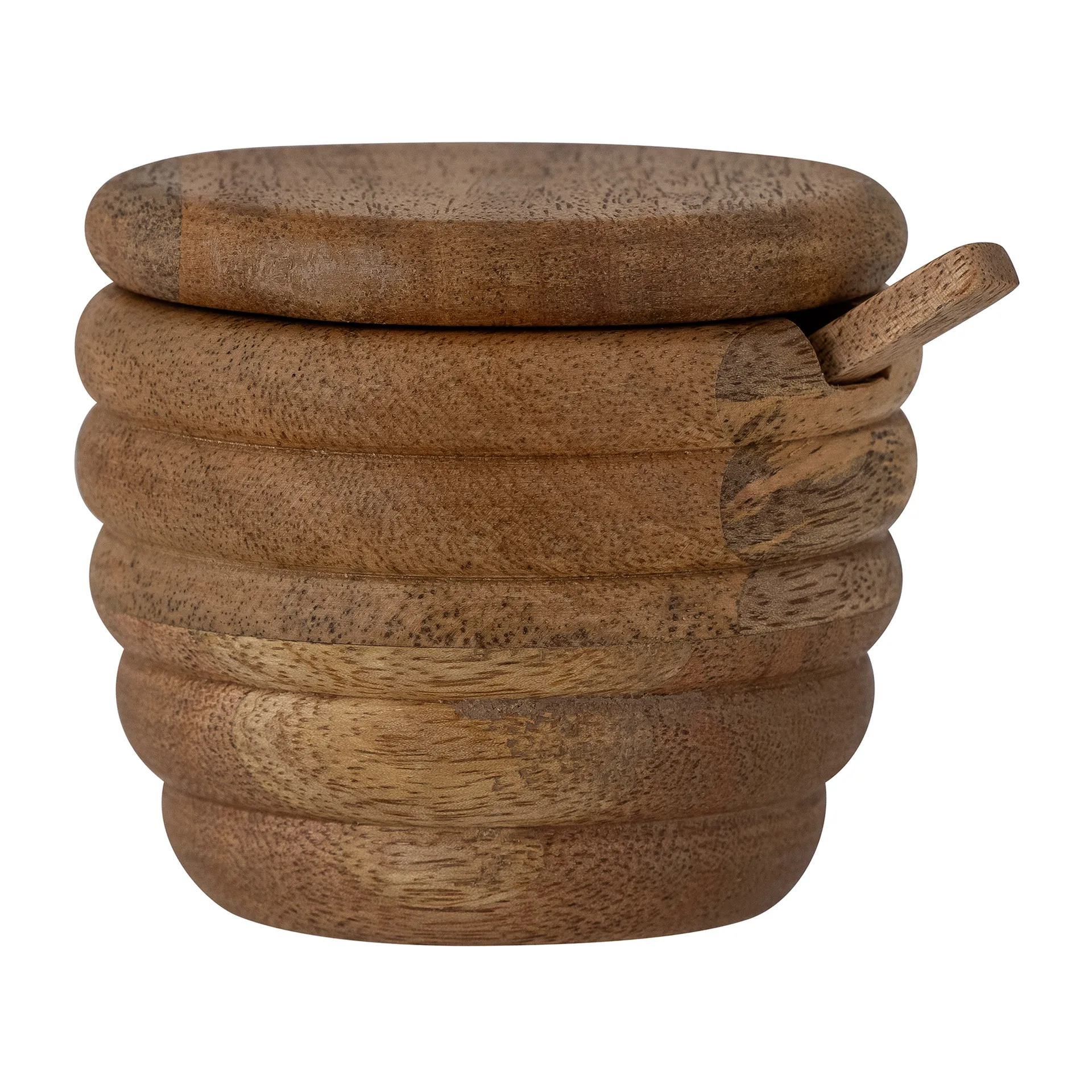 Tilda saltkar med sked Ø9 cm, Natur Bloomingville