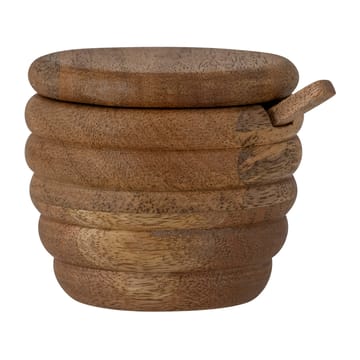 Tilda saltkar med sked Ø9 cm - Natur - Bloomingville