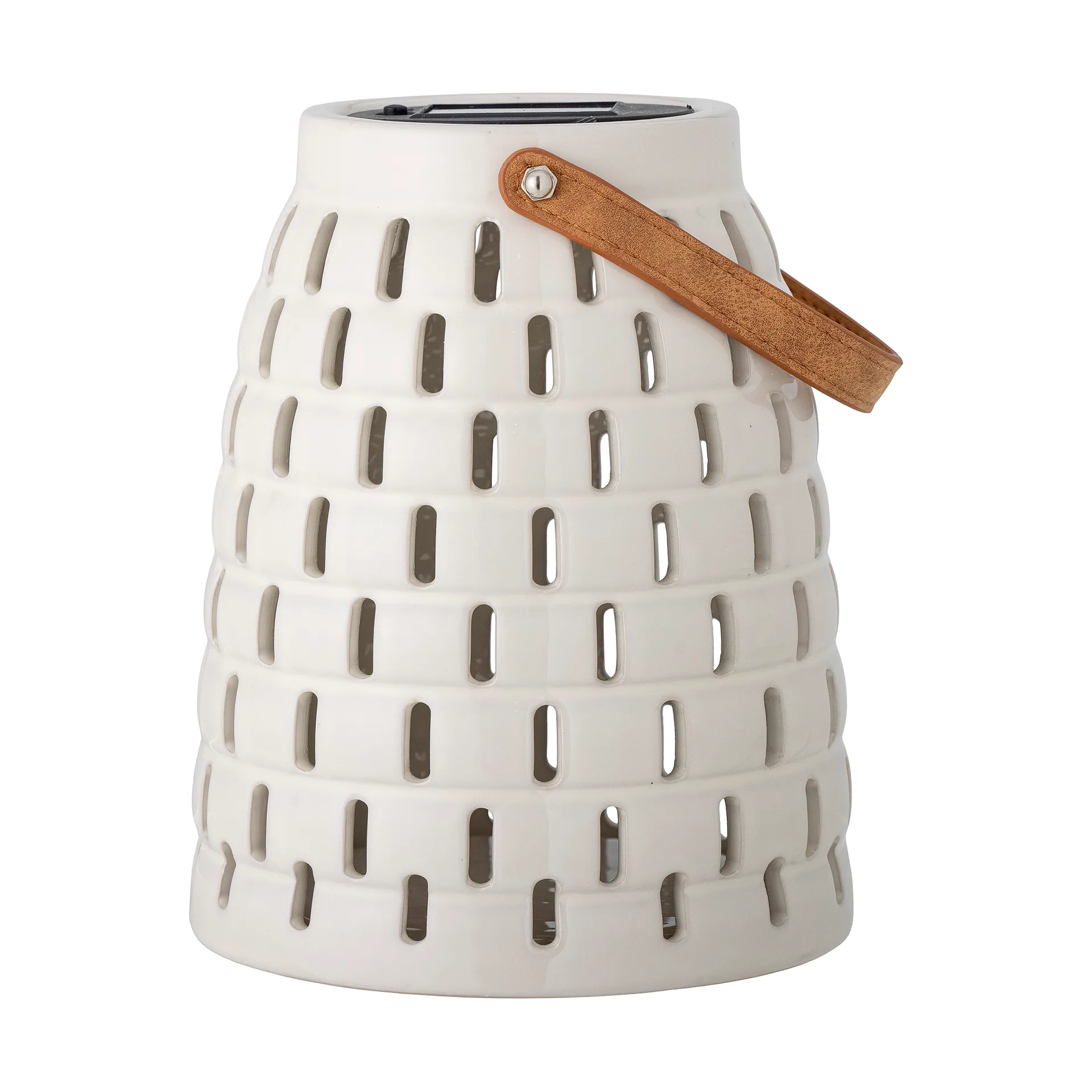 Trellis solcellslampa lanterna 20,5 cm, Natur Bloomingville