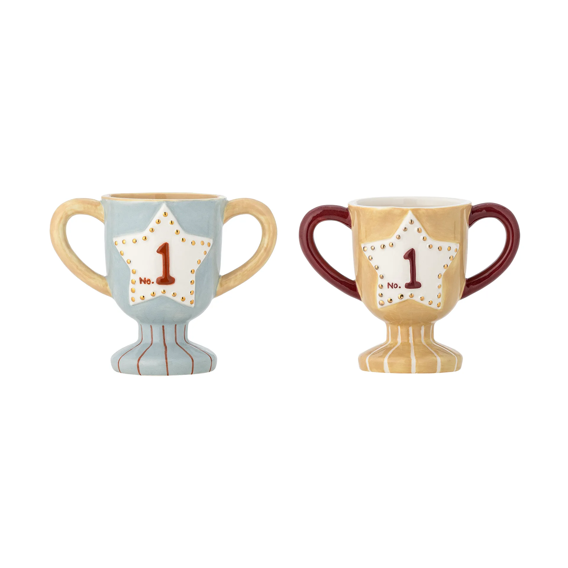 Trophy kopp 2-delar, Blå Bloomingville
