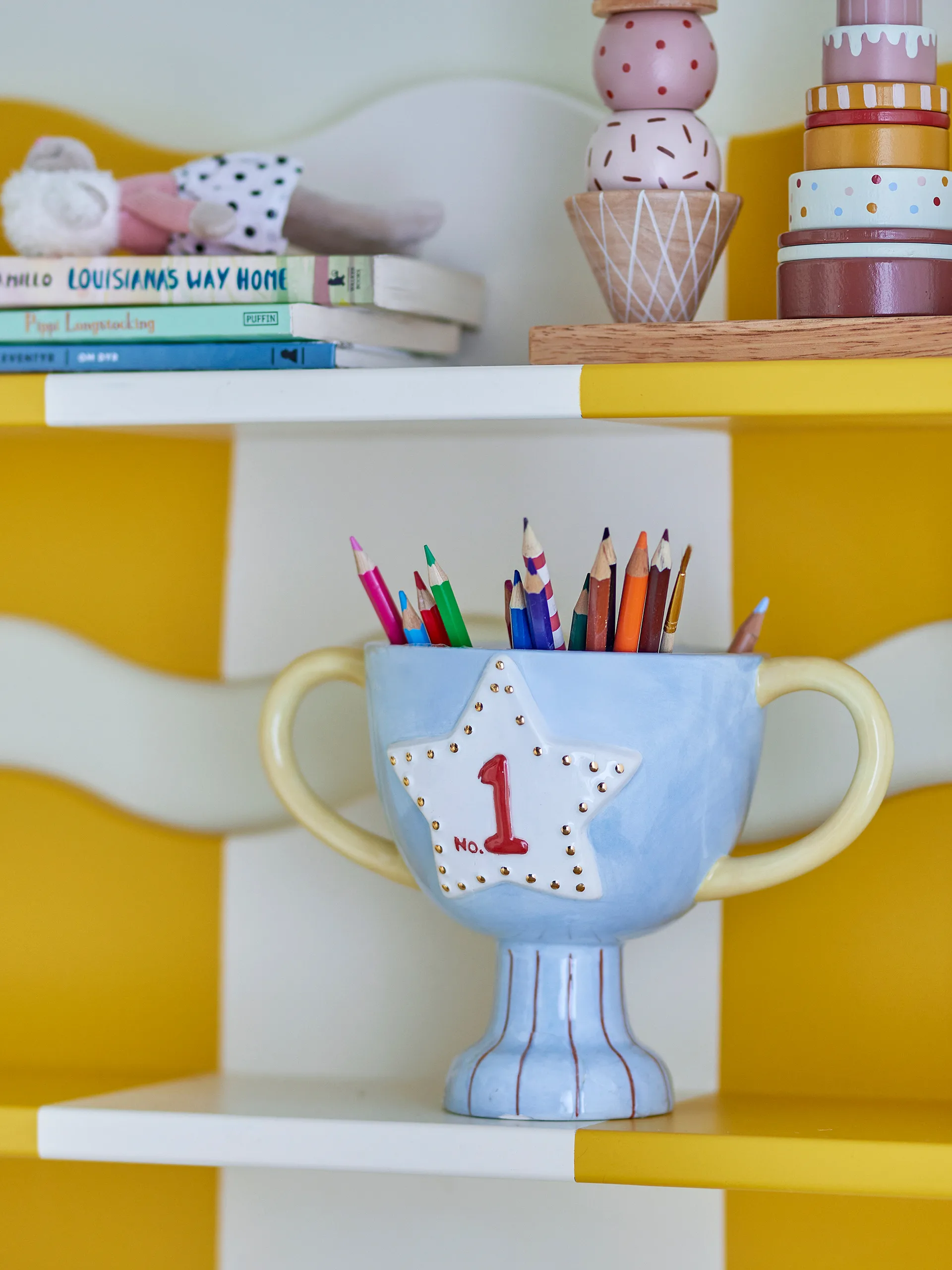 Trophy kruka 23x16 cm, Blå Bloomingville