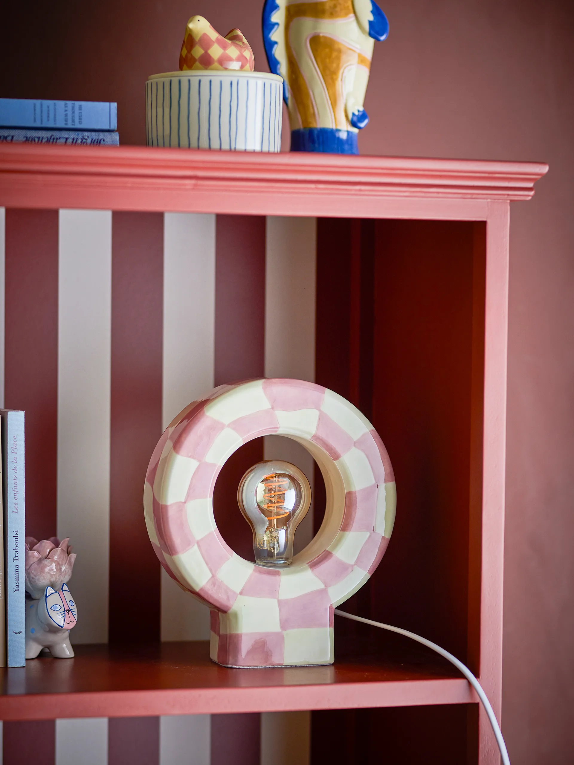 Vialini bordslampa 20,5x23,5 cm, Rose Bloomingville