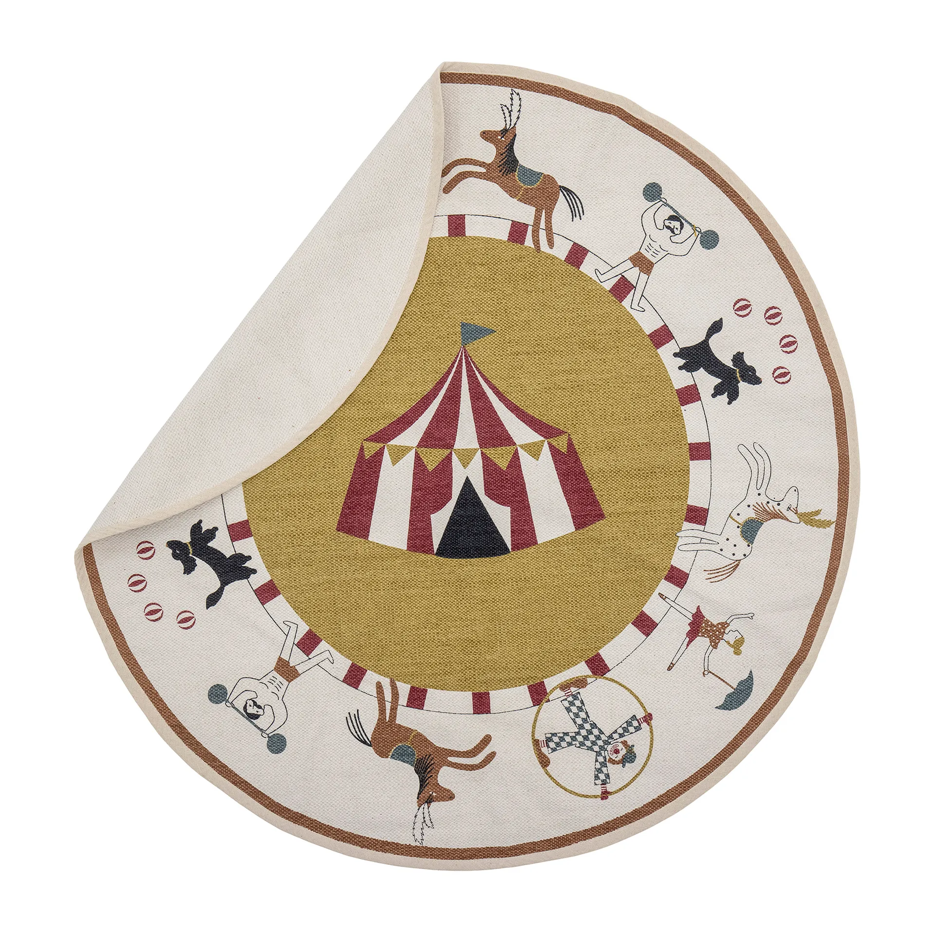 Ville matta Ø110 cm, Cirkus Bloomingville