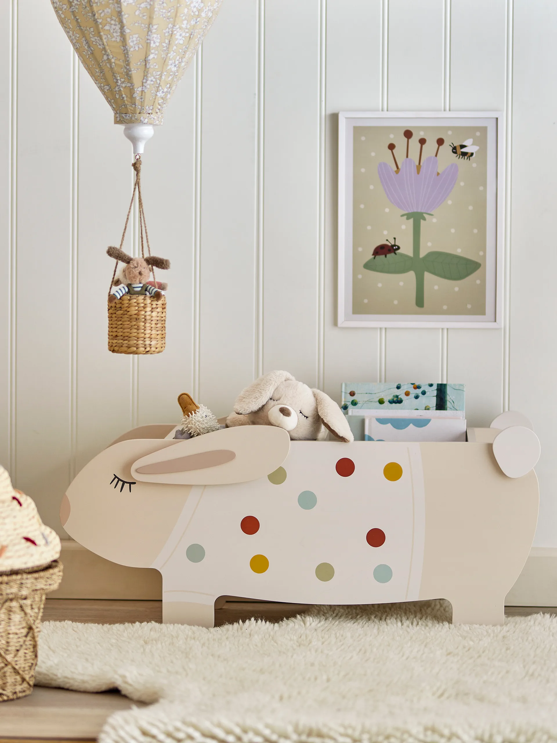 Villja bokställ 87x38 cm, Vit Bloomingville