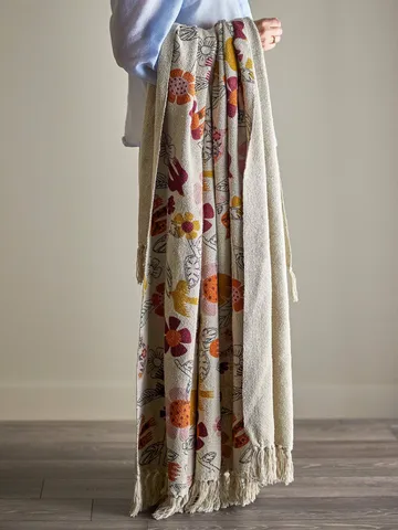 Vivielle pläd - Multi, 160x130 cm - Bloomingville