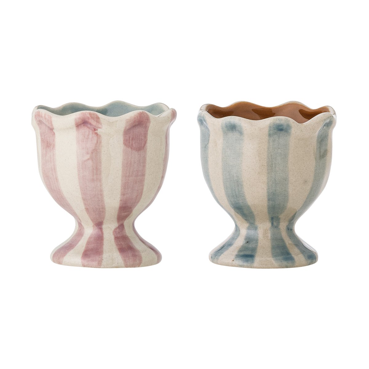 Bloomingville Willa äggkopp 2 delar Rose-blue | Skandinavisk Design | Äggkoppar | Rosa