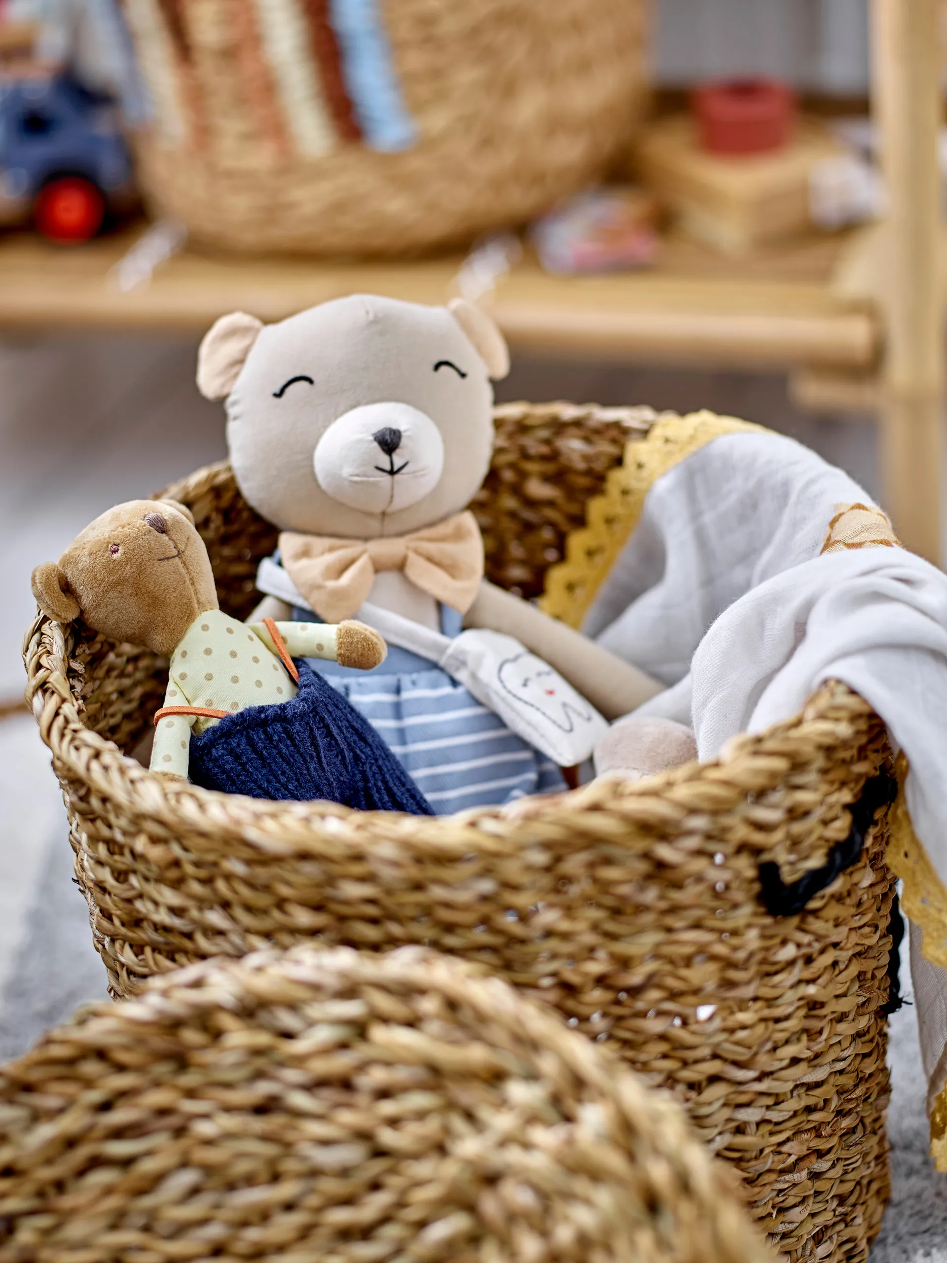 Willes gosedjur 2 delar, Brown teddy Bloomingville