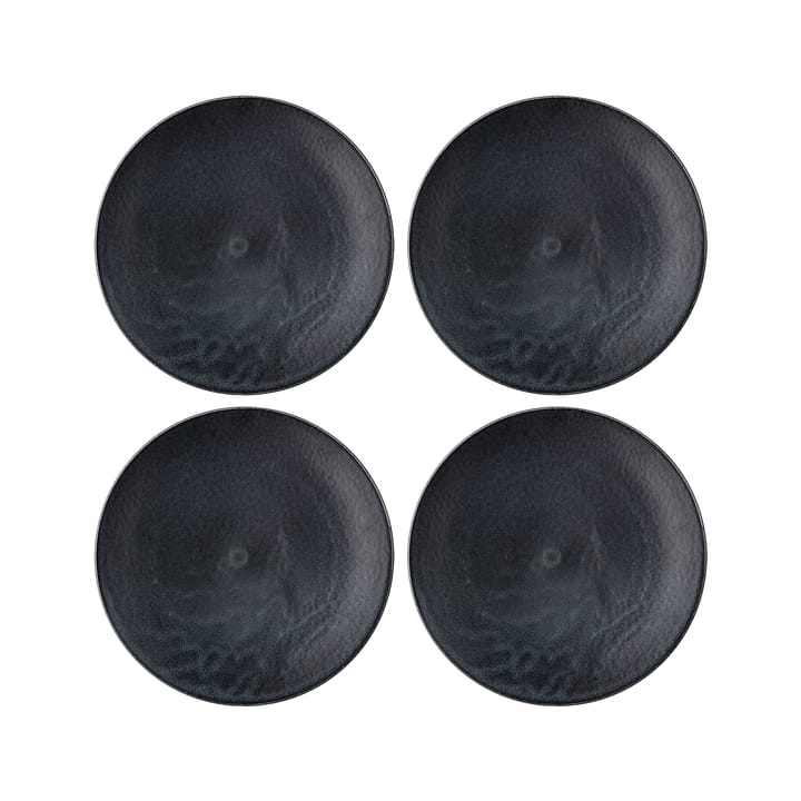 Yoko tallrik 27,5 cm 4-pack - Svart - Bloomingville