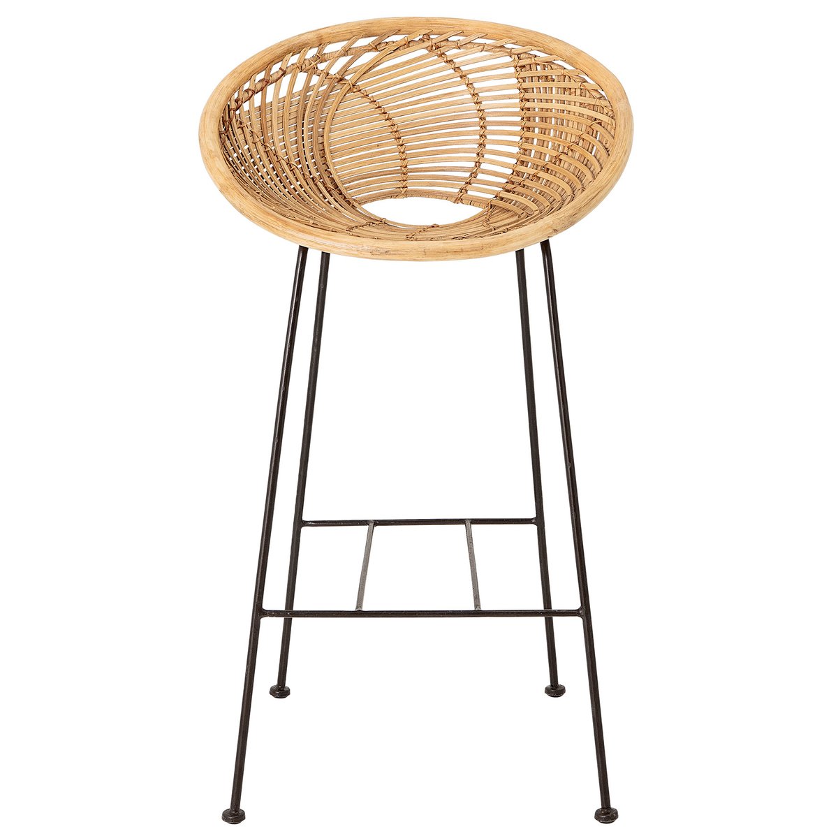 Bloomingville Yonne barstol rotting Natur | Skandinavisk Design | Barstolar | Svart