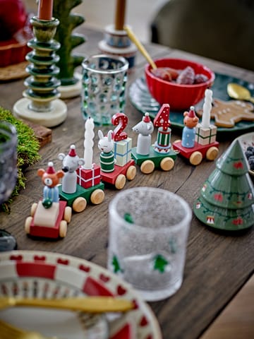 Yule dekorationsgranar 2 delar - Beige-grön - Bloomingville