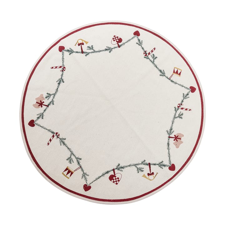 Yule julgransmatta Ø110 cm - Röd - Bloomingville