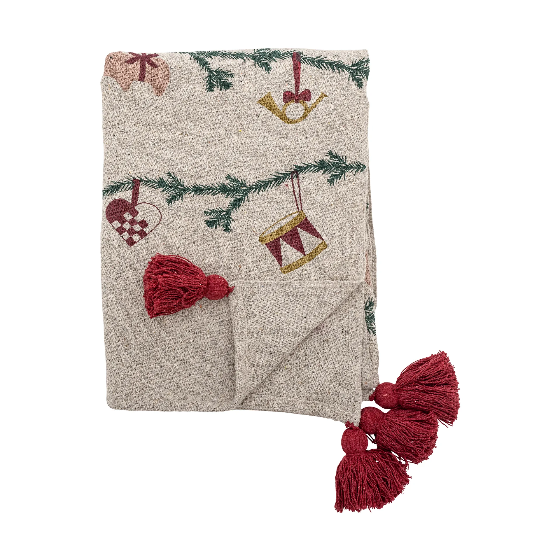 Yule pläd 130x160 cm, Nature Bloomingville