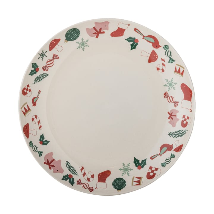 Yule serveringsfat Ø28 cm - Natur-röd - Bloomingville