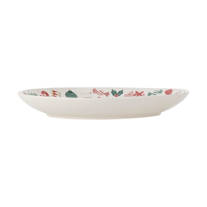 Yule serveringsfat Ø28 cm, Natur-röd Bloomingville