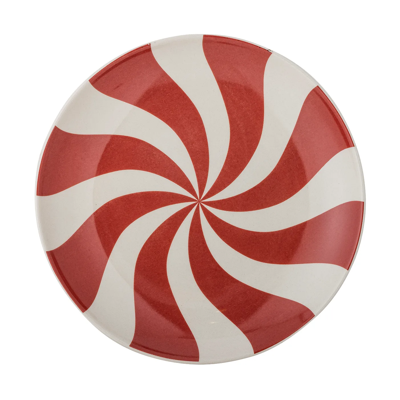 Yule tallrik Ø23 cm, Natur-röd Bloomingville