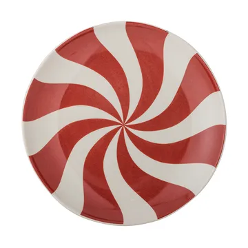 Yule tallrik Ø23 cm - Natur-röd - Bloomingville