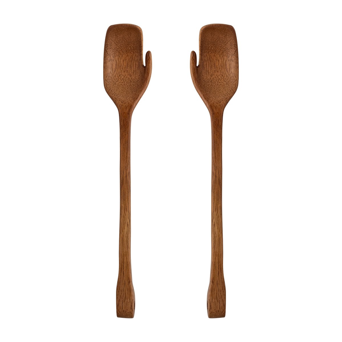Bloomingville Zeena salladsbestick 2 delar Brun | Skandinavisk Design | Salladsbestick | Brun