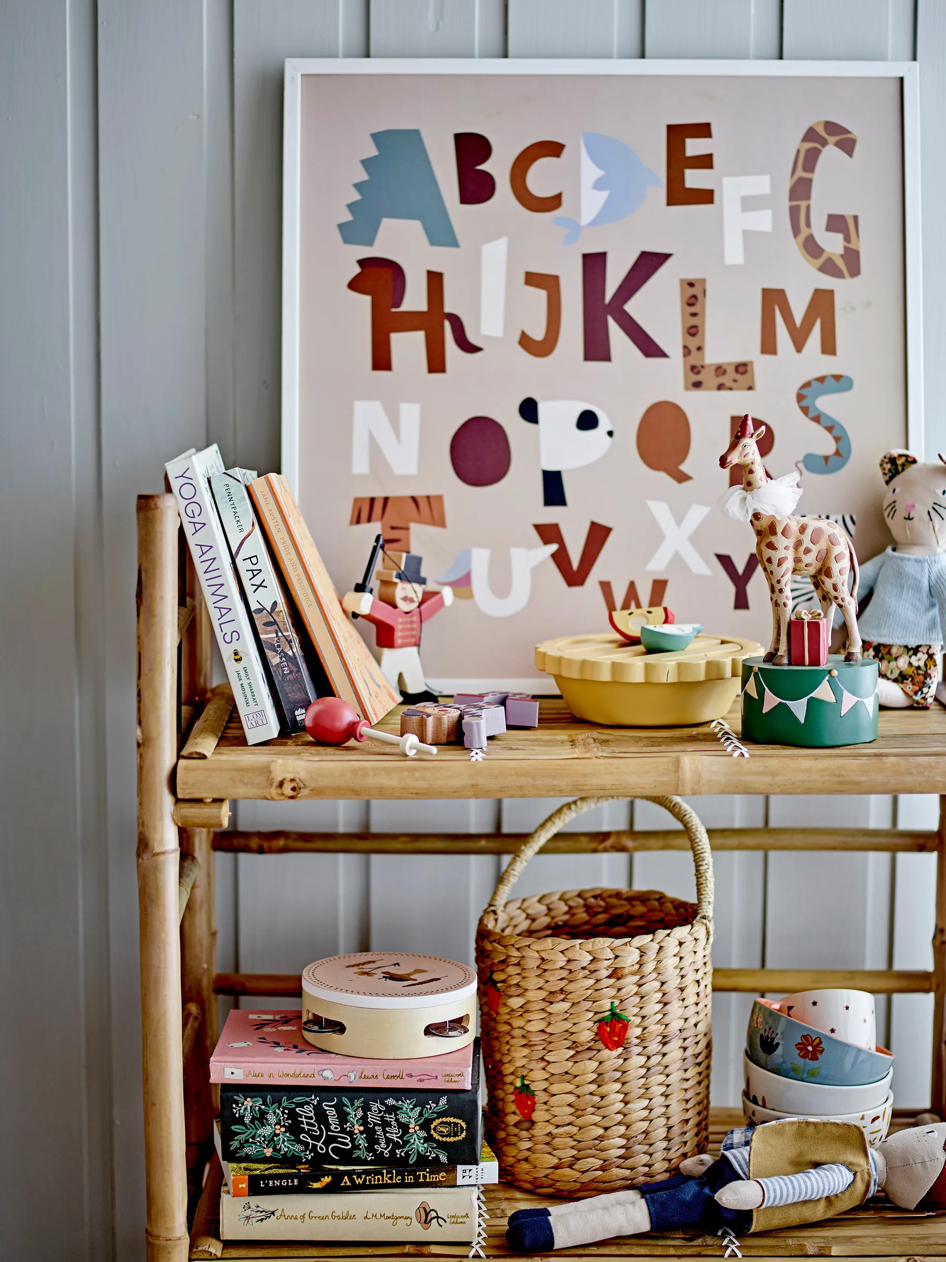 Zep bokhylla 66x105 cm, Bamboo Bloomingville