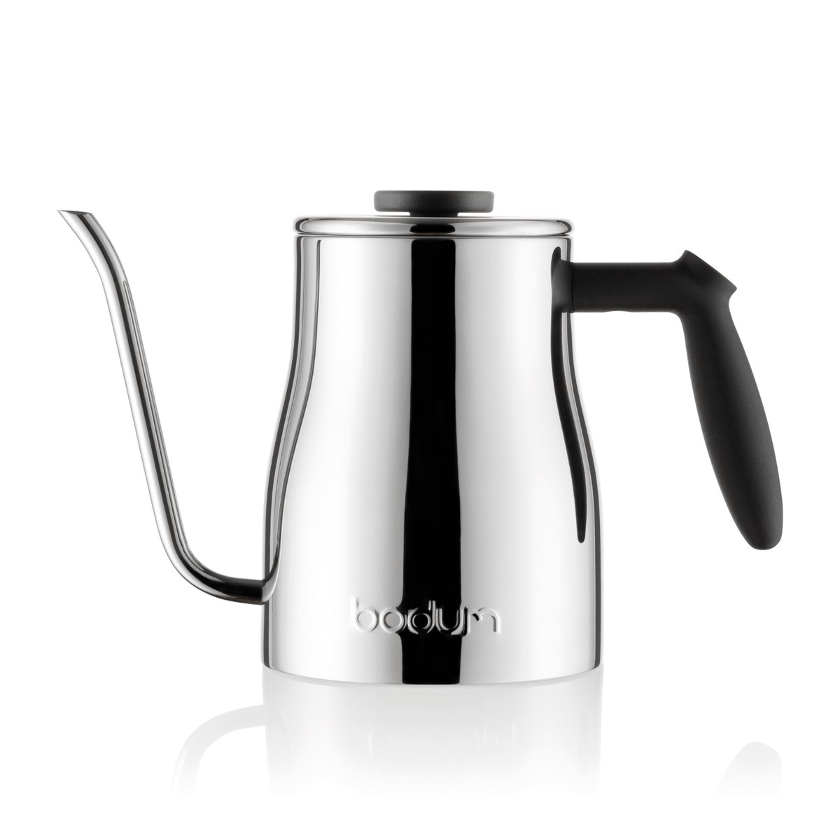 Bodum Bistro svanhals vattenkokare 8 koppar Chrome | Skandinavisk Design | Vattenkokare | Silverfärgad