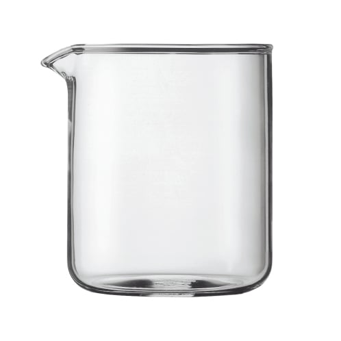 Bodum reservglas 4 koppar 4 koppar med pip | Skandinavisk Design | Presskanna | Transparent