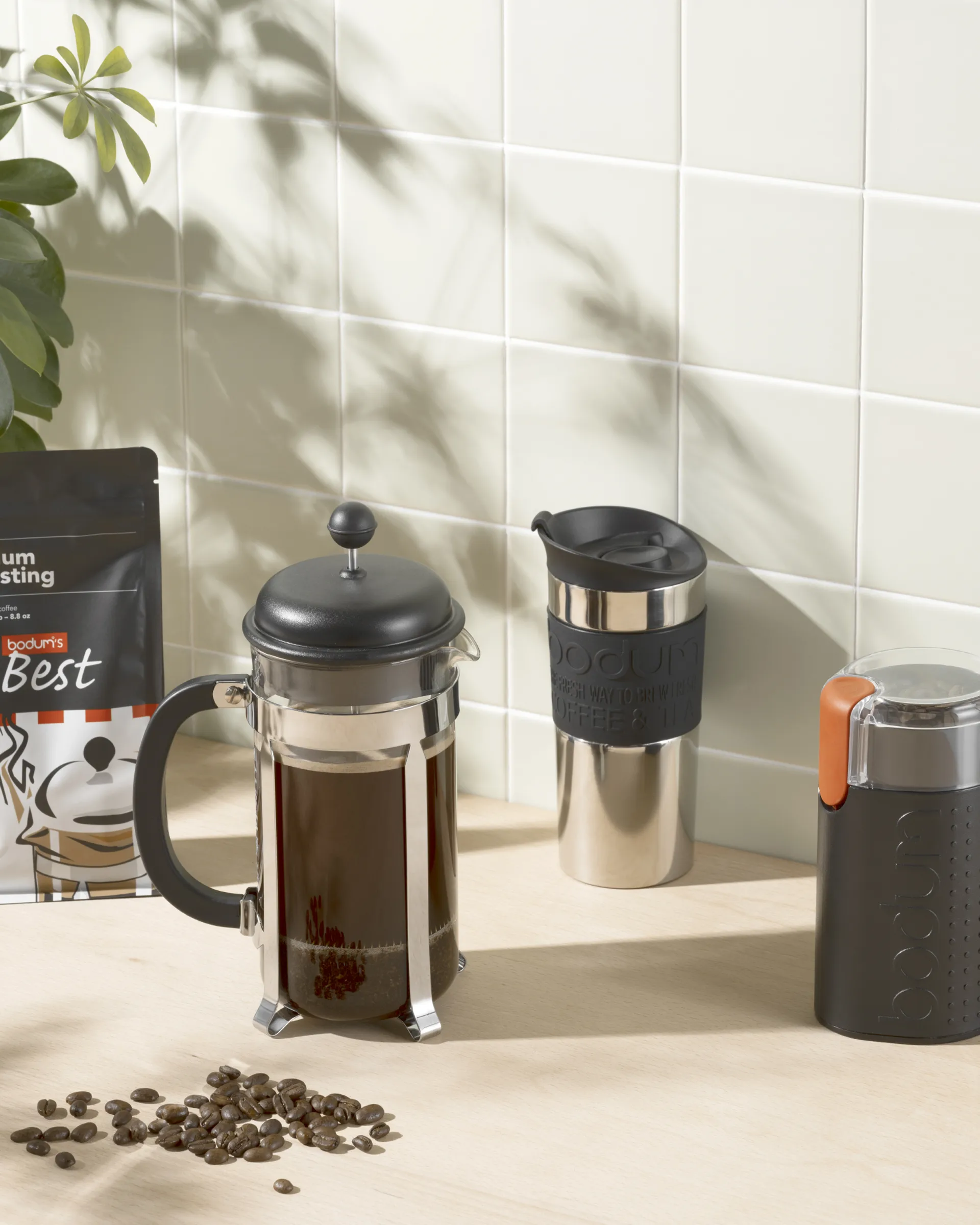 Bodum travel mug 35 cl rostfritt stål, Black Bodum