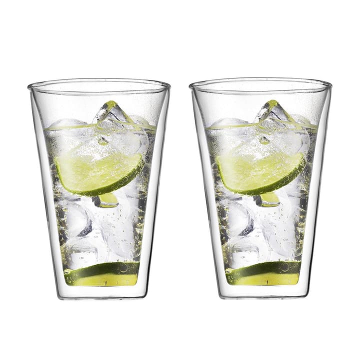 Canteen dubbelväggigt glas 2-pack - 40 cl - Bodum