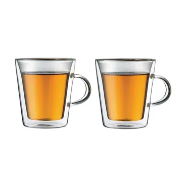 Canteen dubbelväggigt glas med handtag 2-pack - 20 cl - Bodum