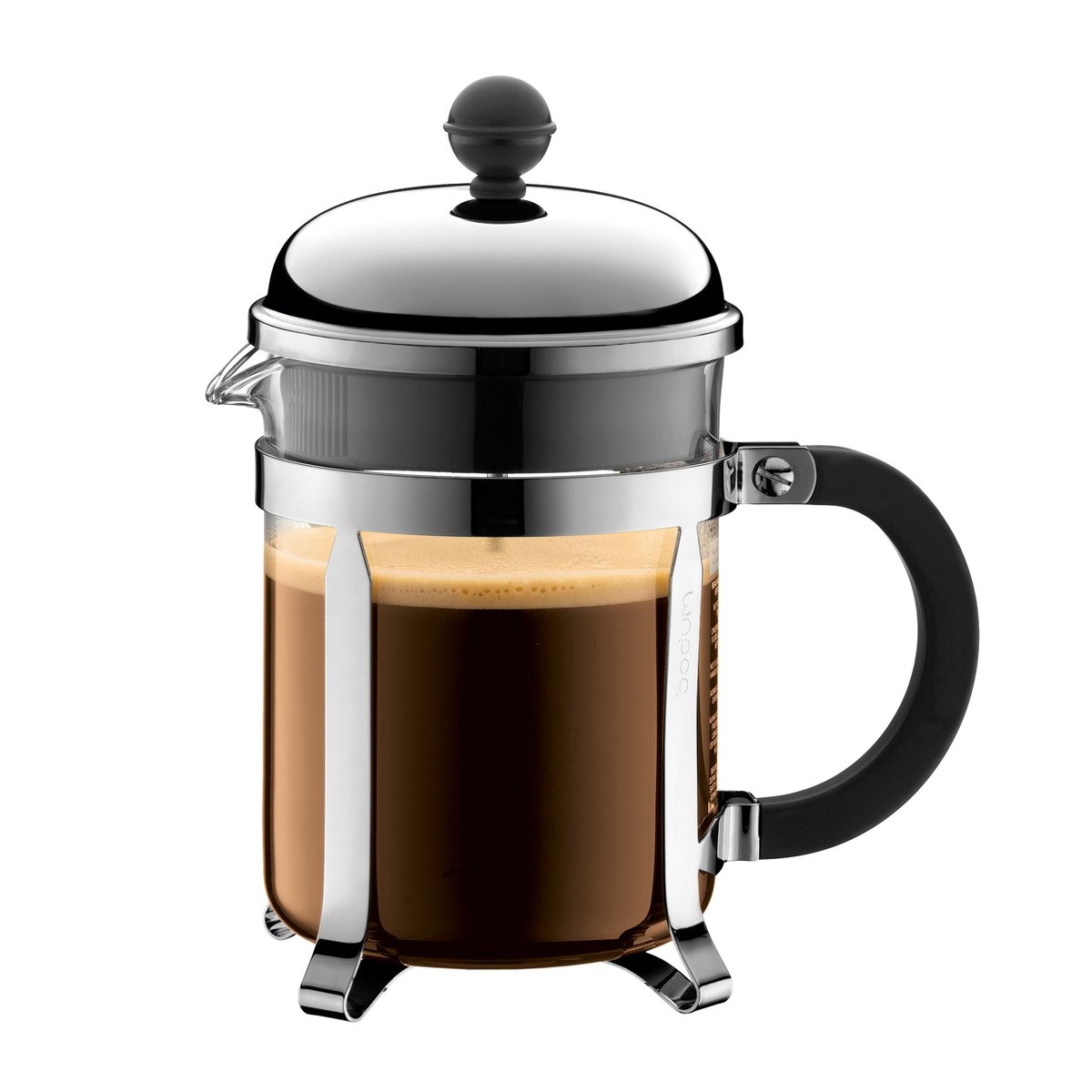 Bodum Chambord presskanna 4 koppar | Skandinavisk Design | Presskanna | Silverfärgad