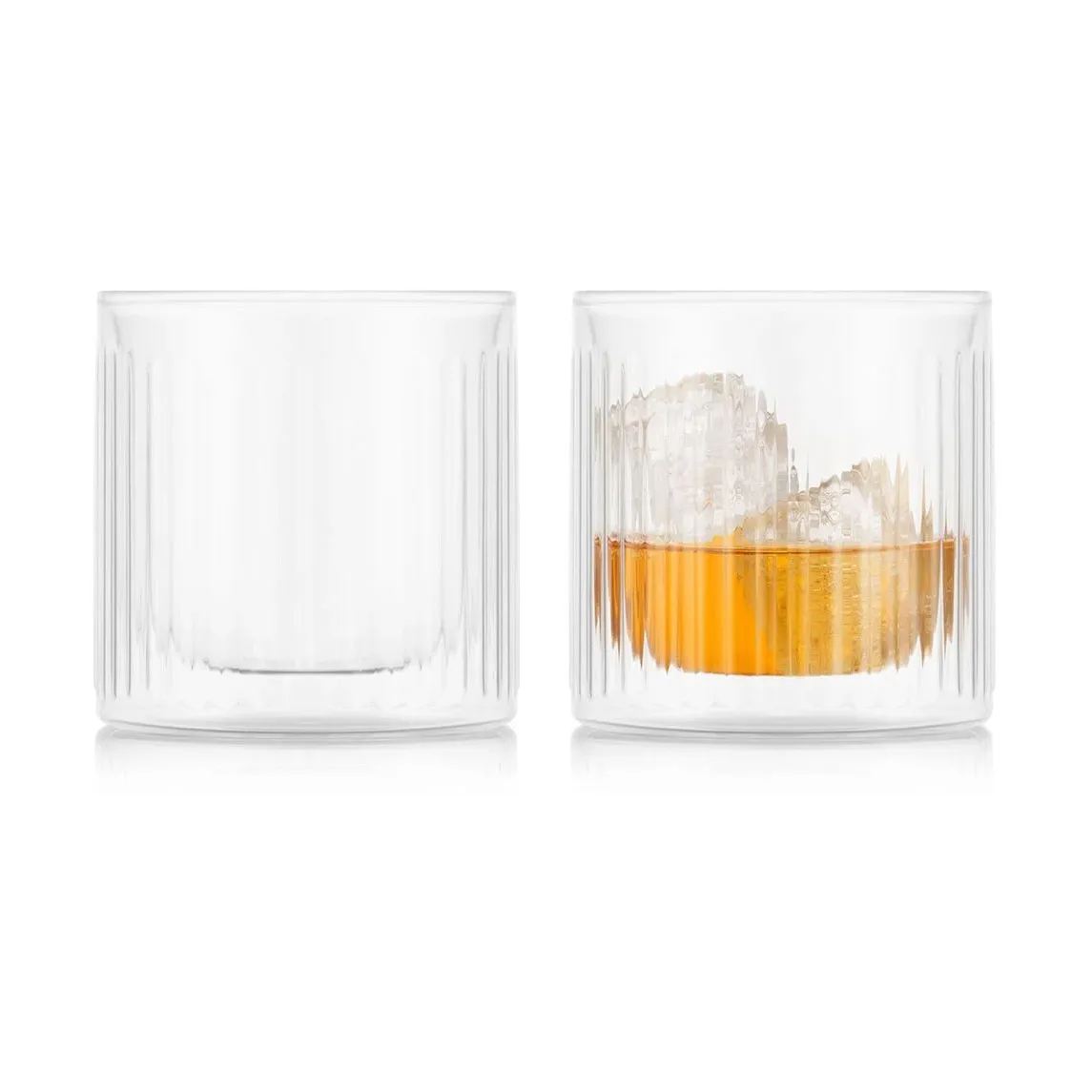 Douro Bar dubbelväggigt whiskeyglas 30 cl 2-pack, Klar Bodum