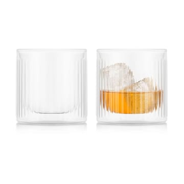 Douro Bar dubbelväggigt whiskeyglas 30 cl 2-pack - Klar - Bodum