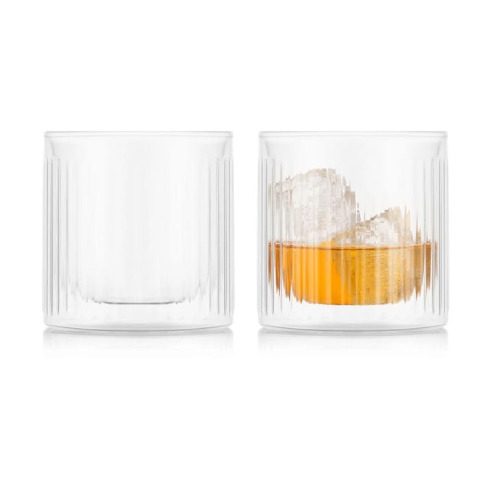 Douro Bar dubbelväggigt whiskeyglas 30 cl 2-pack - Klar - Bodum