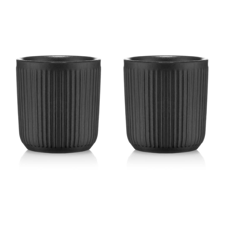 Douro dubbelväggig mugg 10 cl 2-pack - Svart - Bodum