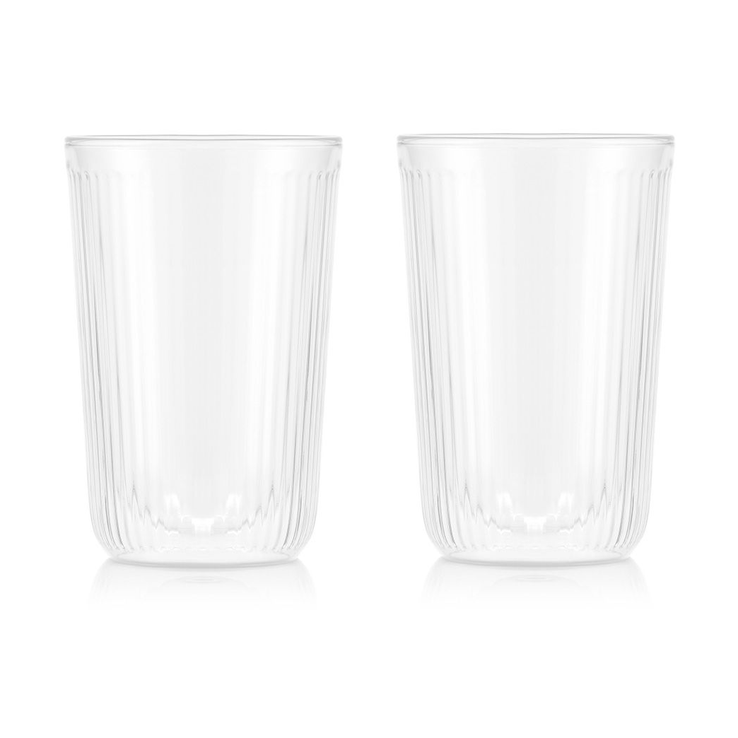 Bodum Douro dubbelväggigt glas 25 cl 2-pack Klar | Skandinavisk Design | Dricksglas | Transparent