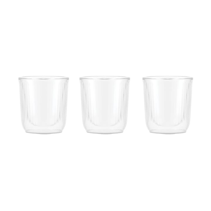 Douro dubbelväggigt sakeglas 6 cl 3-pack - Klar-bambu - Bodum