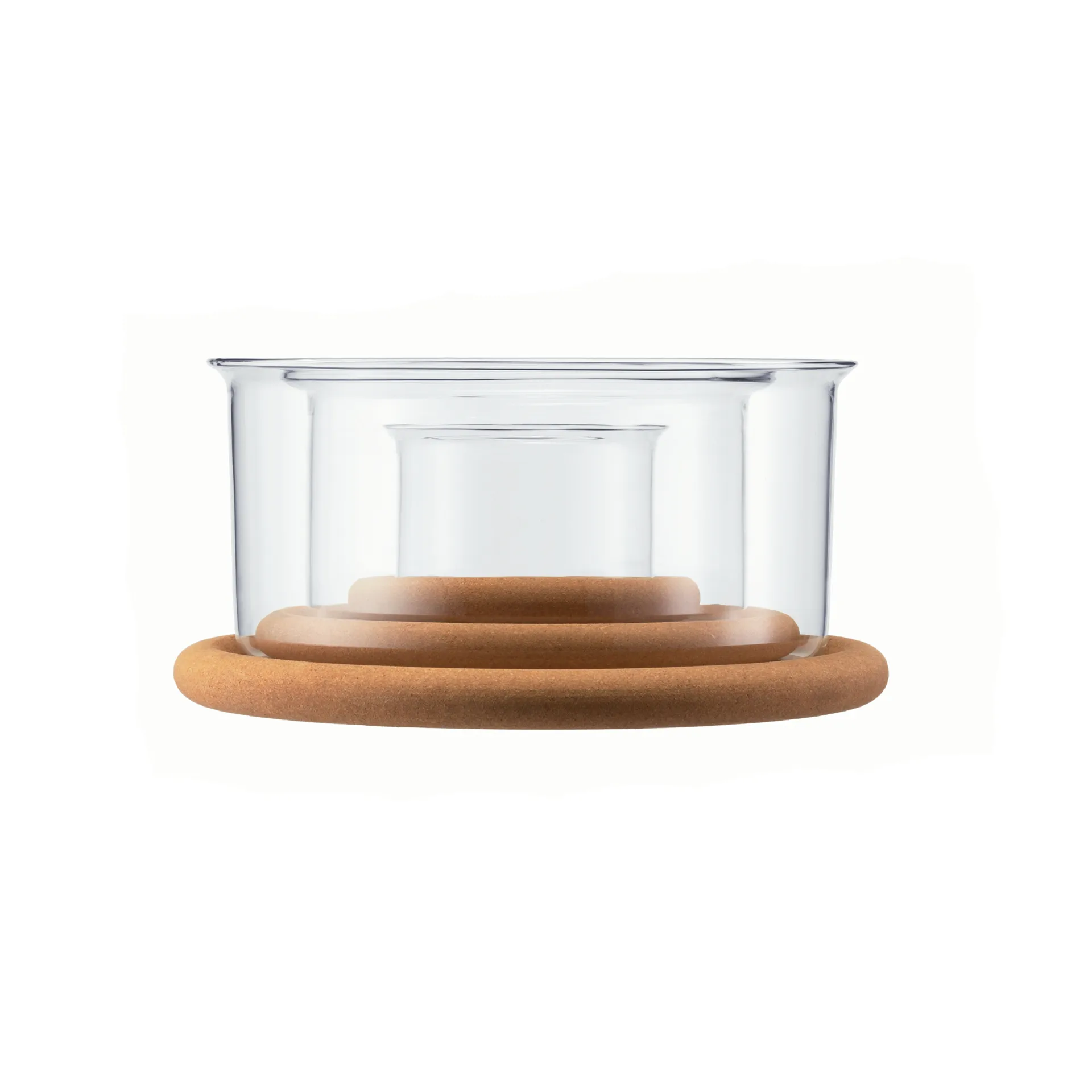 Hot Pot skålset med korklock 3-pack, Glas Bodum