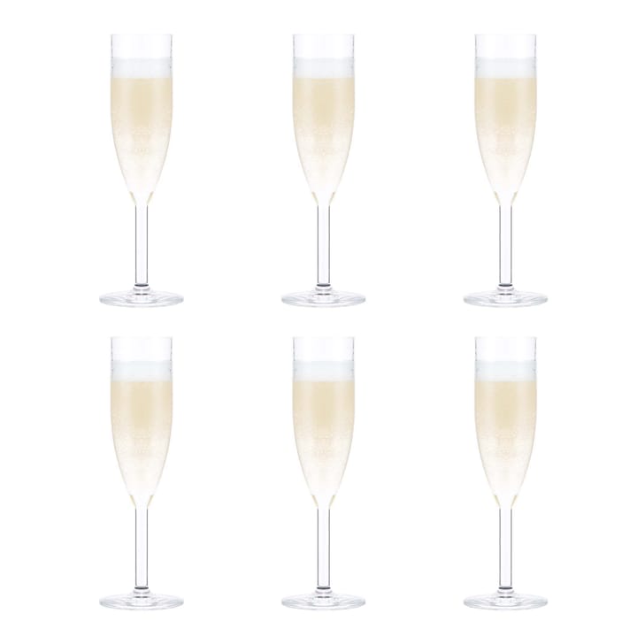 Oktett champagneglas 6-pack - 12 cl - Bodum