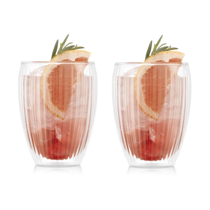 Pavina dubbelväggigt glas 32 cl 2-pack - Klar - Bodum