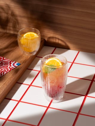 Pavina dubbelväggigt glas 45 cl 2-pack, Klar Bodum