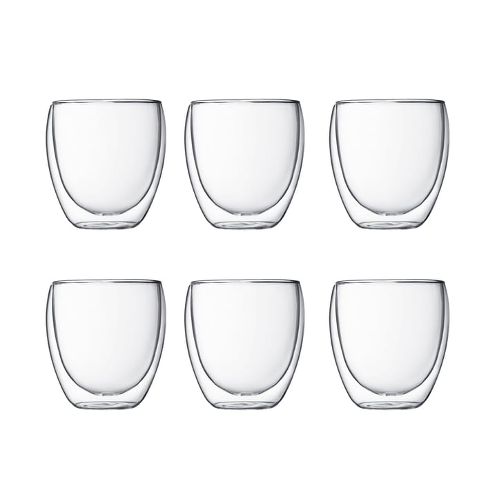 Pavina dubbelväggigt glas 6-pack - 25 cl - Bodum