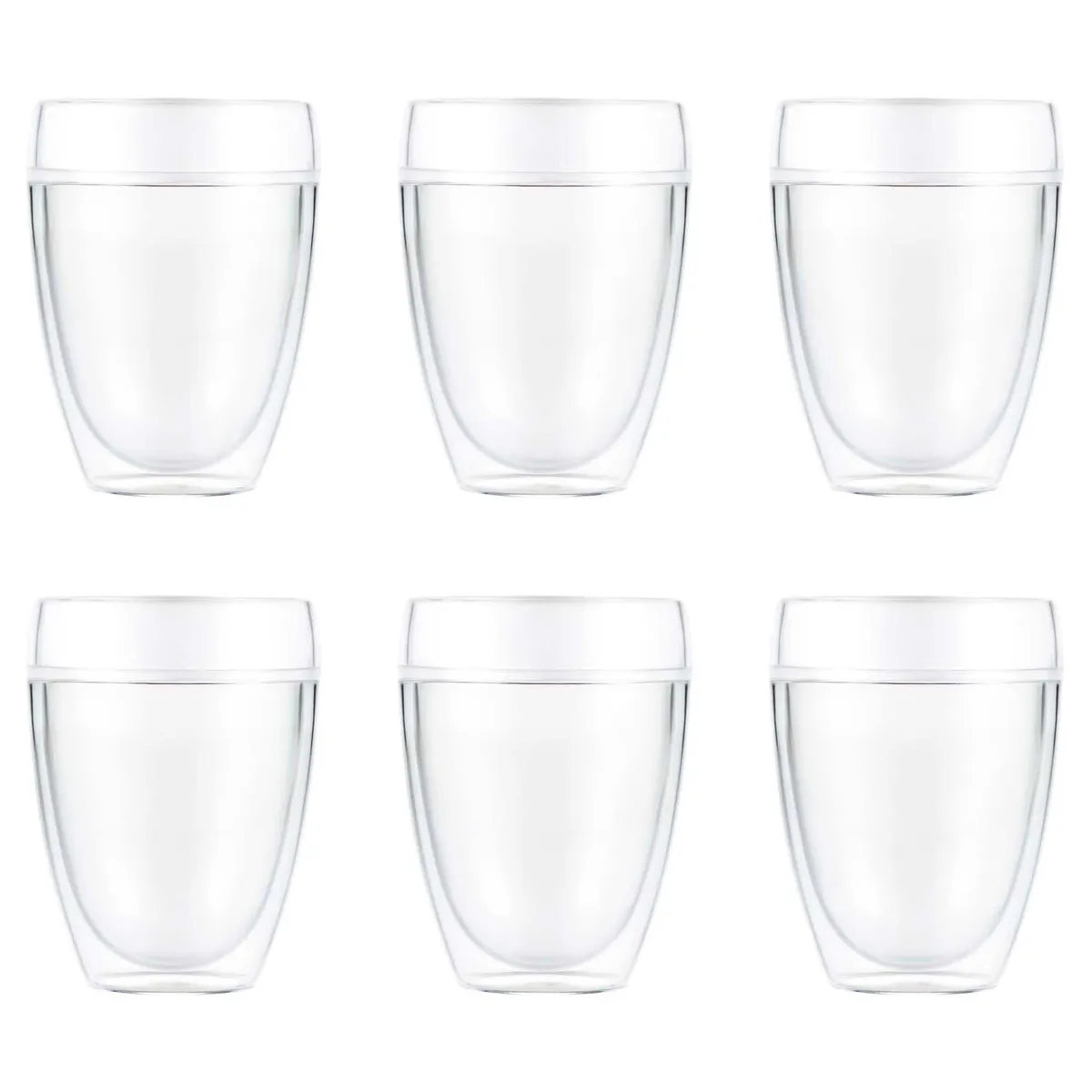 Bodum Pavina Outdoor dubbelväggigt plastglas 6-pack 35 cl