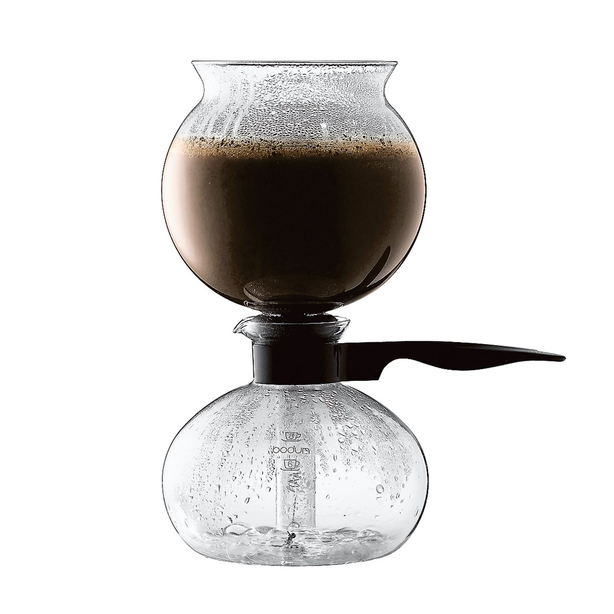 Bodum Pebo vakumkaffebryggare 1 L 8 koppar | Skandinavisk Design | Övriga kaffebryggare | Svart